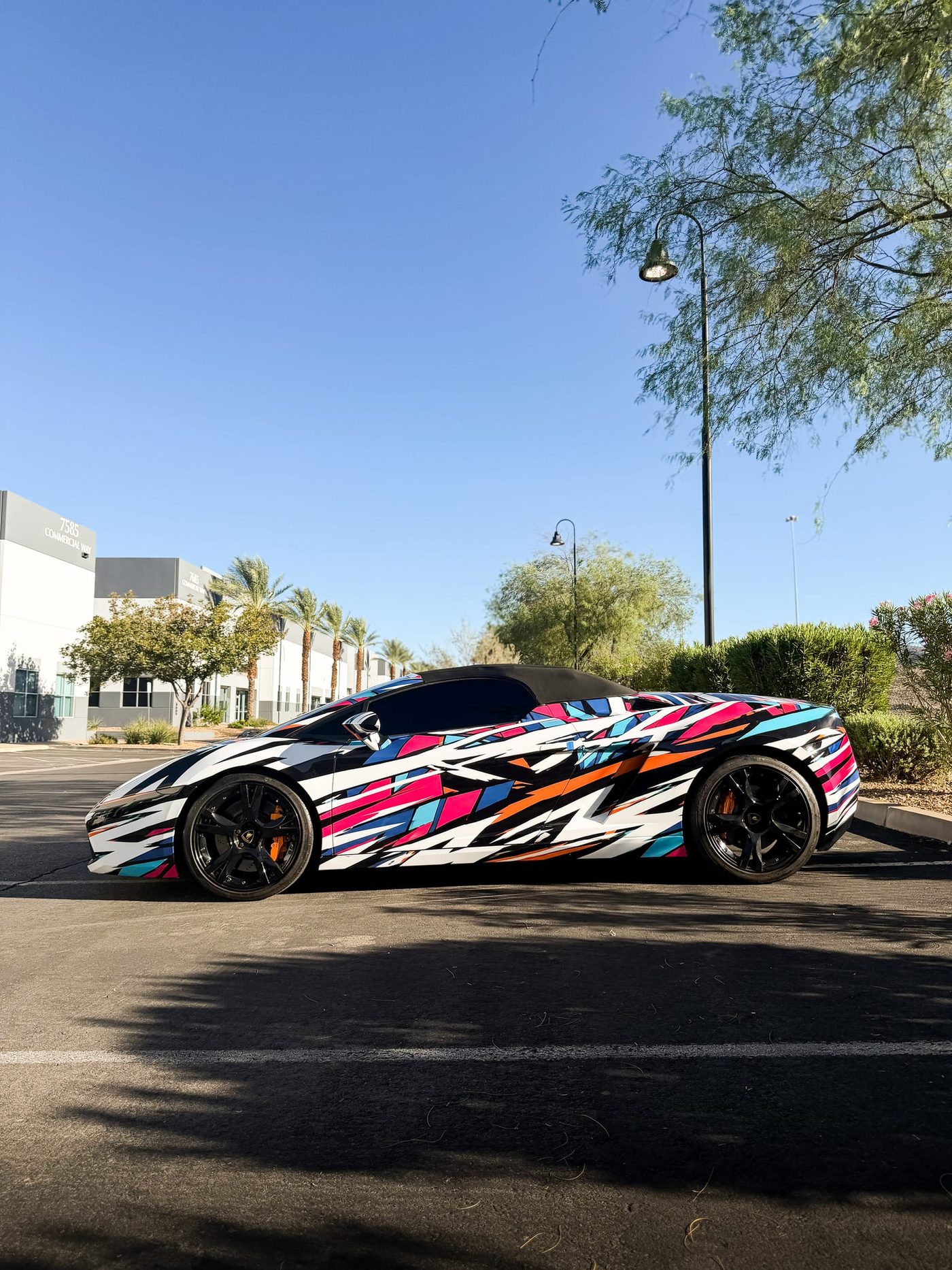 Lamborghini In A Custom Printed Vinyl Wrap In Henderson